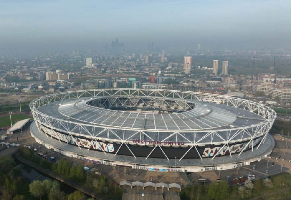 London Stadium, the home of West Ham United.